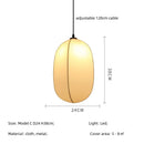 Ljojo Minimalism Wabi Sabi LED Pendant Light Modern Dining Room Hanging Lamp Luminaria