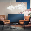 Italian Design White Butterfly Chandelier LED Dimming Pendant Light for Dreamy Atmosphere by Ljojo