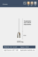 Italy Minimalist LED U-shaped Rainbow Chandelier by Ljojo - Stylish Ceiling Pendant Light