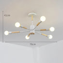 220V 110v Modern LED Ceiling Lights with E27 Bulb Lampshades by Ljojo Wood Livingroom Bedroom Surface Mounted