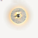 Ljojo Marble LED Wall Sconce Round Indoor Lamp for Home Decor