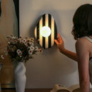 Ljojo Marble Wall Sconce: Modern Irregular Stone Lamp for Interior Decor