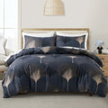 Leaf Plant Duvet Set, Boho Quilt Cover, Home Bedding by Ljojo