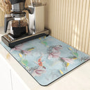 Floral Pattern Kitchen Coasters Set by Ljojo