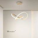 Ljojo Modern Aluminum LED Pendant Chandelier for Dining Kitchen Living Room