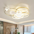 Ljojo Luxury Petals Crystal Chandelier for Living Room, Bedroom, and Restaurant