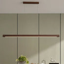 Modern Walnut LED Pendant Chandelier Stylish Dining Room Lighting by Ljojo