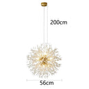Ljojo LED Pendant Lamp Chandelier for Living Room Decor Indoor Lighting Fixtures