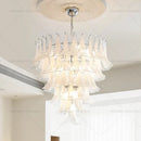 Cream Cloud Crystal Chandelier for Duplex & Villa Staircase by Ljojo