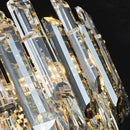 K9 Crystal Chandelier for Villa Staircase - Luxurious Rotating Gold Ceiling Lamp by Ljojo