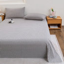 Ljojo 100% Cotton Yarn-Dyed Three-Piece Set - Student Breathable & Simple