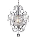 Ljojo Mini Crystal Chandelier Pendant Light - Ideal for Kitchen, Bedroom, Dining Area