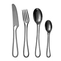 Ljojo 4-Piece Stainless Steel Hollow Handle Western Dinnerware Set