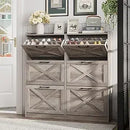 Ljojo™ 6-Drawer Shoe Cabinet with Metal Handles, Entryway Storage Solution