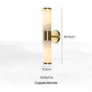 Ljojo Marble Wall Lamp: Chinese Copper Nordic Designer Home Lighting