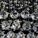 Ljojo Luxury LED Crystal Chandelier for Living Dining Bedroom Lobby - Round Modern Design
