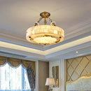 Ljojo Marble Ceiling Lamp 30CM 40CM Elegant Pendant Light for Bedroom Living Dining Room