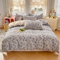 Ljojo 2025 Spring Summer Quilt Cover Set 13070 High-Count Cotton Bedding