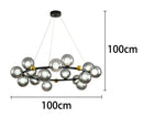 Ljojo LED Chandeliers for Modern Living Room Indoor Lighting