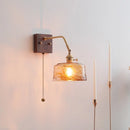 Ljojo LED Wall Sconce Pull Chain Switch Modern Style Nordic Mirror Light Fixtures