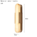 Ljojo Marble LED Wall Light in Copper Finish for Bedroom, Stair, Aisle, Dining Room & Parlor