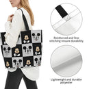 Ljojo Mickey Mouse Head Shoulder Bag - Large Capacity Stylish Women's Shopping Bag