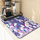 Floral Pattern Kitchen Coasters Set by Ljojo