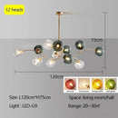 Ljojo Minimalist Magic Bean & Bubble Molecular Pendant Lamps for Nordic Living, Bedroom & Dining