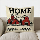 Cozy Country Decor Pillow Cover by Ljojo: Perfect for Sofa, Bedroom & Car