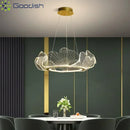 Ljojo Nordic Crown Flower LED Pendant Light Chandelier for Home Decoration