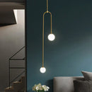 Ljojo Luxury Glass Ball LED Pendant Light for Living Room & Bedroom