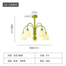 Modern Glass Pumpkin Chandelier for Dining Room Living Room Bedroom Hanging Lamp by Ljojo