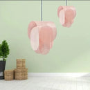 LED Modern Pink Hollow Restaurant Pendant Lights Minimalist Dinning Art Hanging Lamp Ljojo