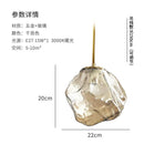 Ice Cube Lava Chandelier Pendant Light Adjustable Three Colors Modern Restaurant Bar Bedroom by Ljojo