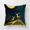 Golden Tree Forest Pillow Case by Ljojo: Car/Home Sofa Bed Decor, 45x45cm Decorative Cushion Cover