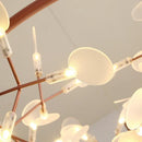Nordic Firefly Branch Chandelier Elegant Hanging Light for Modern Living Room Decor by Ljojo