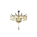 Ljojo Luxury Crystal Chandelier for Modern Chinese Living Room