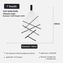 LED Modern Minimalist Stair Chandelier Strip Light for Villa Living Room by Ljojo