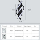 LED Wall Lamp Modern Minimalist Black White Line Decor Bedroom Light by Ljojo