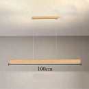 Ljojo Minimalist Wooden LED Chandelier Pendant Light for Dining Room & Home Decor