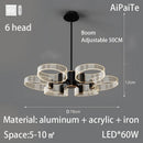 Ljojo Luxury Nordic Chandelier for Modern Living Room, Bedroom, and Restaurant