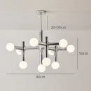Bauhaus Glass Chandeliers Pendant Lamp for Kitchen Living Room by Ljojo