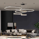 Ljojo LED Ring Pendant Light Chandeliers for Modern Home Decor