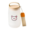 Ljojo Double Wall Water Bottle Cup with Rope Handle for Kids