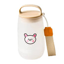 Ljojo Double Wall Water Bottle Cup with Rope Handle for Kids