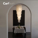Natural Shell Wind Chime Pendant Light for Villa Duplex Home Staircase - Ljojo