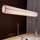 American Wabi Sabi Long Shape Fabric Pendant Light by Ljojo for Living Room and Bedroom Decor