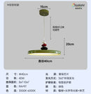 Ljojo Medieval Restaurant Pendant Light: Modern Nordic M Bean Flying Saucer Suspension Lamp