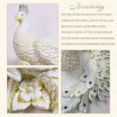 Golden Peacock Wall Lamp for Living Room by Ljojo - Retro Headboard Restaurant Bar Decor