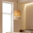 Japanese Hemp Rope Pendant Lamp: Nordic Chandelier for Dining Room & Bar by Ljojo